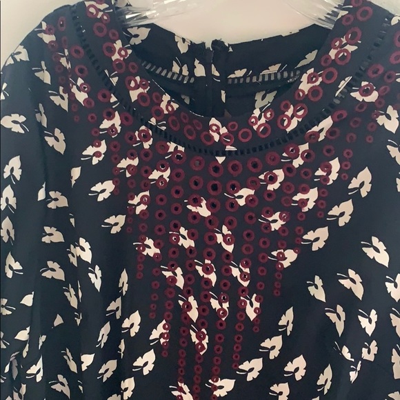 Black and white romper with eyelet detail. - Picture 2 of 5